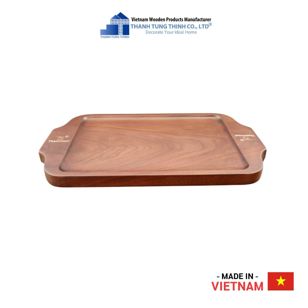 Rectangle Walnut Wooden Tray Thanh Tung Thinh | 03