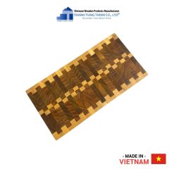 Rectangular Wooden Cutting Board with Unique Design   Thanh Tung Thinh | 01