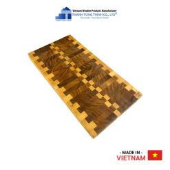 Rectangular Wooden Cutting Board with Unique Design Thanh Tung Thinh | 02