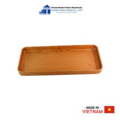 Rectangular Wooden Tray with a Deep Cage To Decorate Food Thanh Tung Thinh | 01