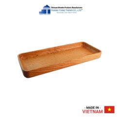 Rectangular Wooden Tray with a Deep Cage To Decorate Food Thanh Tung Thinh