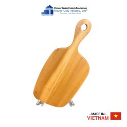 Rounded Edges Wooden Cutting Board with Off-Center Handle Thanh Tung Thinh | 02