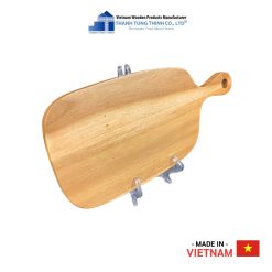 Rounded Edges Wooden Cutting Board with Off-Center Handle Thanh Tung Thinh | 04
