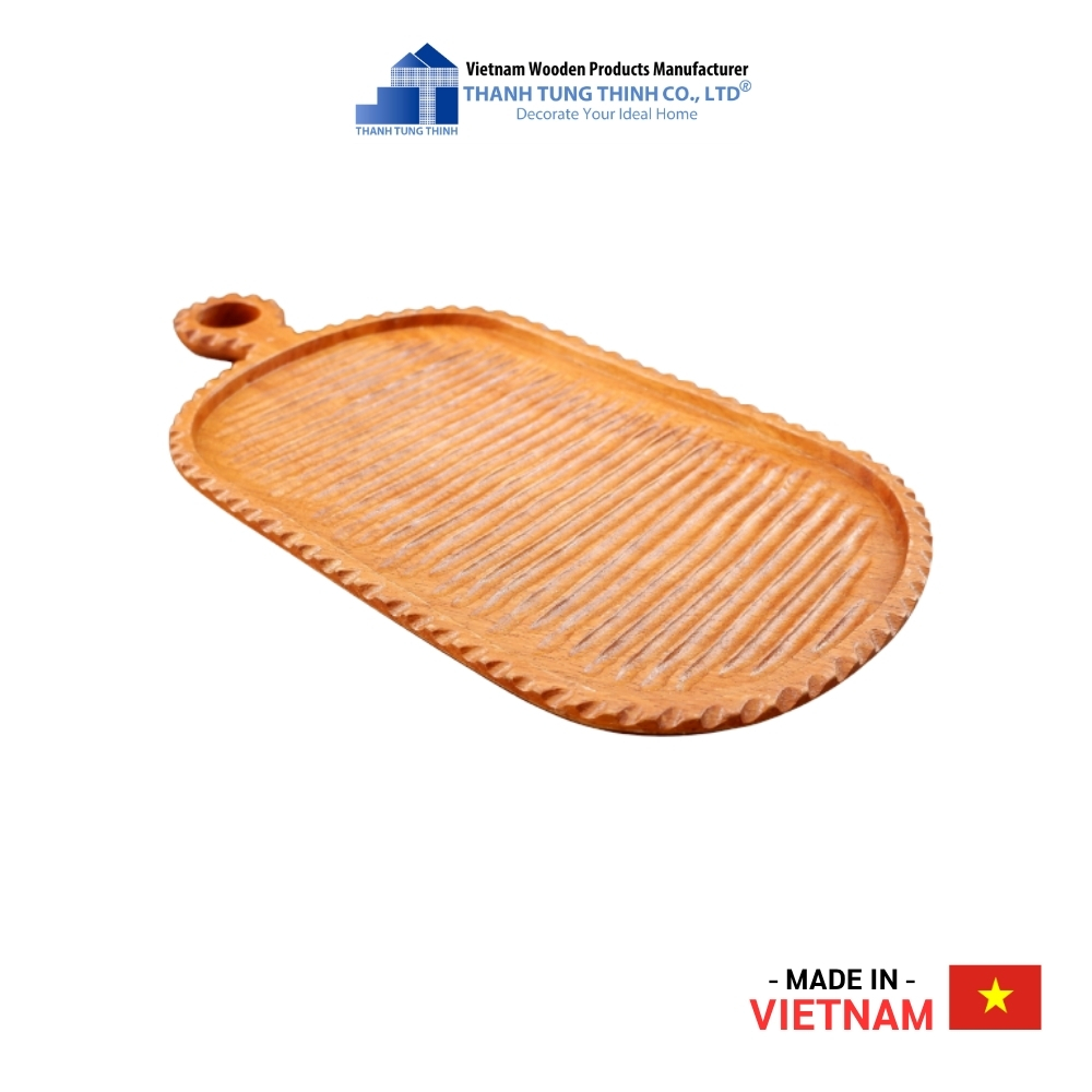 Rustic Handle Wooden Tray To Serve Fruit For Your Guests Thanh Tung Thinh | 03