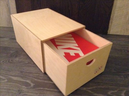 Basic Wooden Shoe Boxes