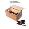 Wooden Shoe Boxes with Snap-On Lid