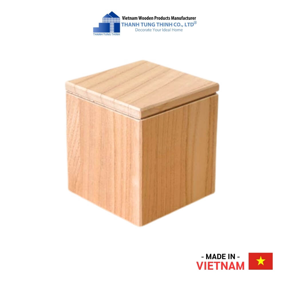 Simple Wooden Cube Coffee Box Thanh Tung Thinh | 02
