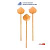 Bodhi Leaf-Shaped Wooden Spoon