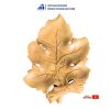 Grape Leaf-Shaped Wooden Tray