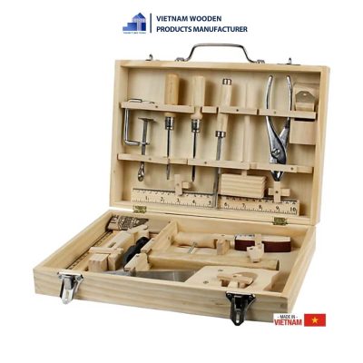 Wooden Tool Storage Box