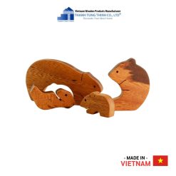 Wholesale Wooden Toy Bear Family Thanh Tung Thinh | 01