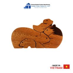 Wholesale Wooden Toy Bear Family Thanh Tung Thinh