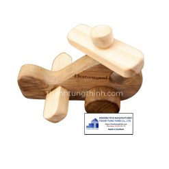 wooden toy mini helicopter with wholesale prices