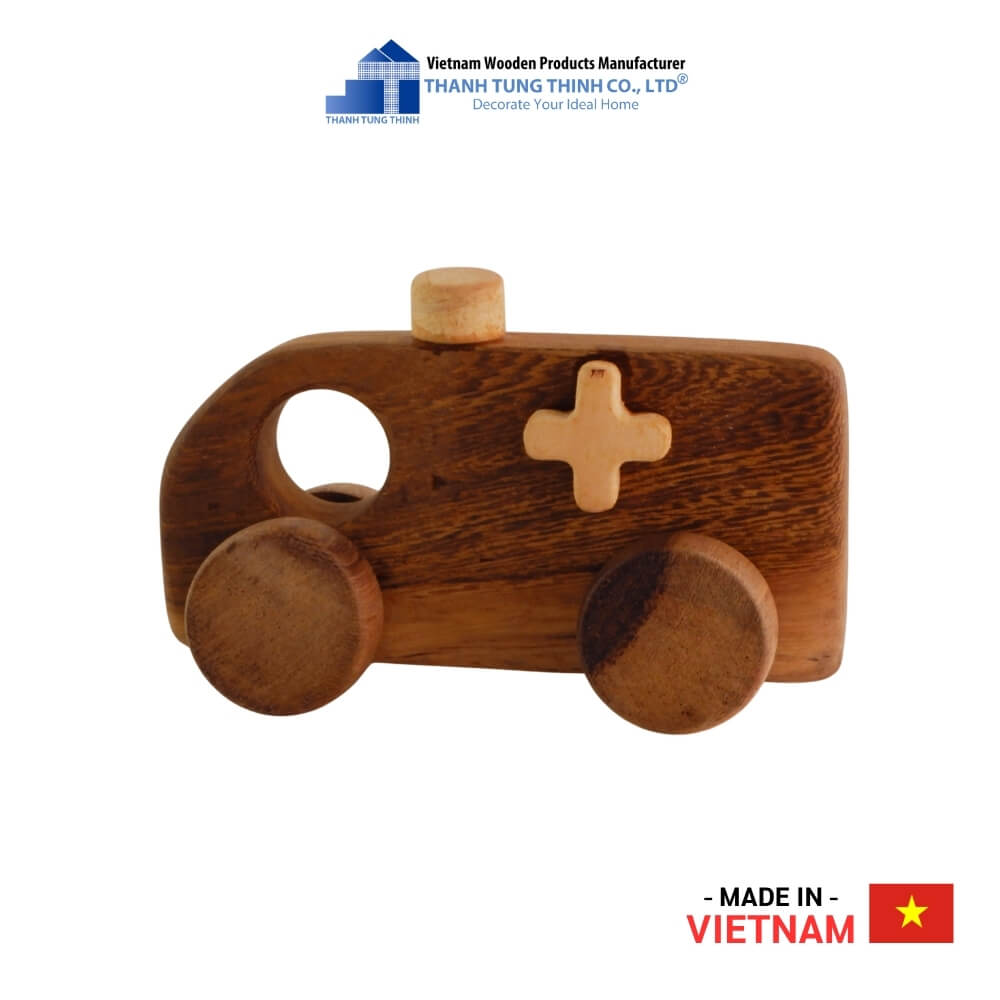 Wooden Ambulance Toy Thanh Tung Thinh | 02