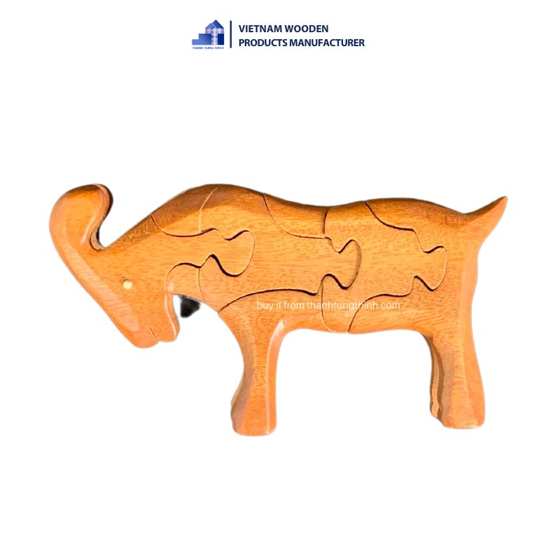wooden animal puzzle toys for wholesale buyers