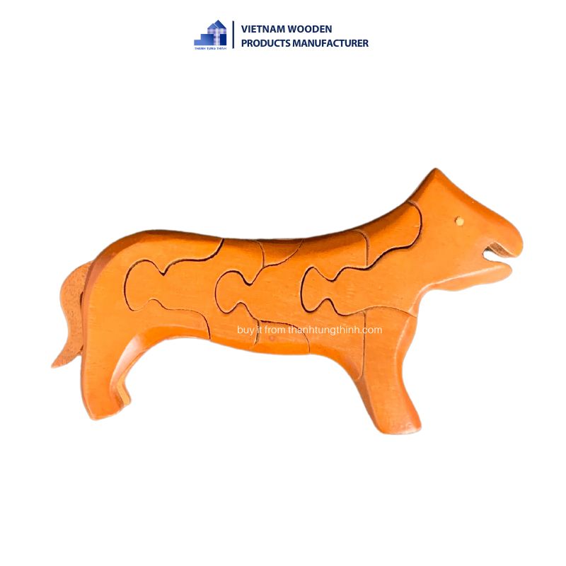 wooden animal puzzle toys for wholesale buyers