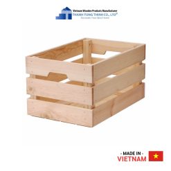 Wooden Basket with Handle Thanh Tung Thinh | 01