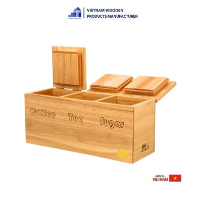 3-compartment Tea box