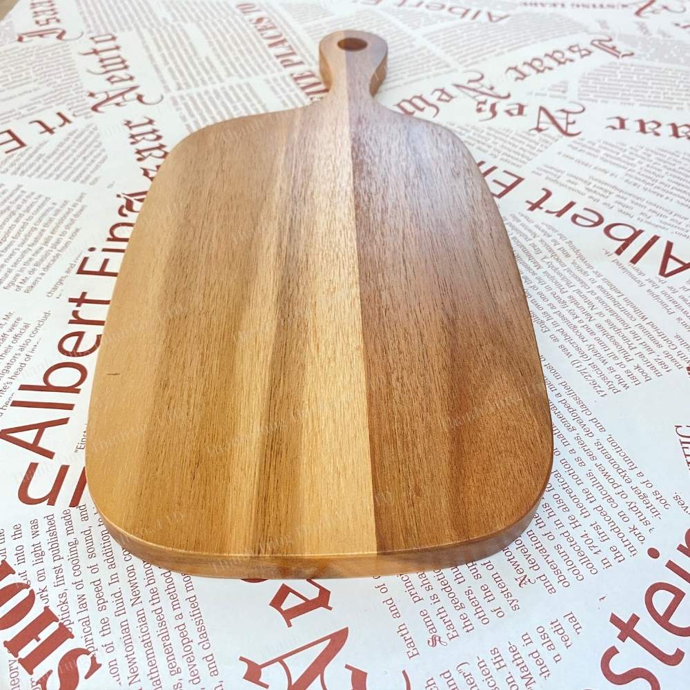 Cutting Board with Off-Center Handle