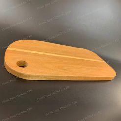 Alternative view of Minimalist Rectangular Cutting Board with Hole