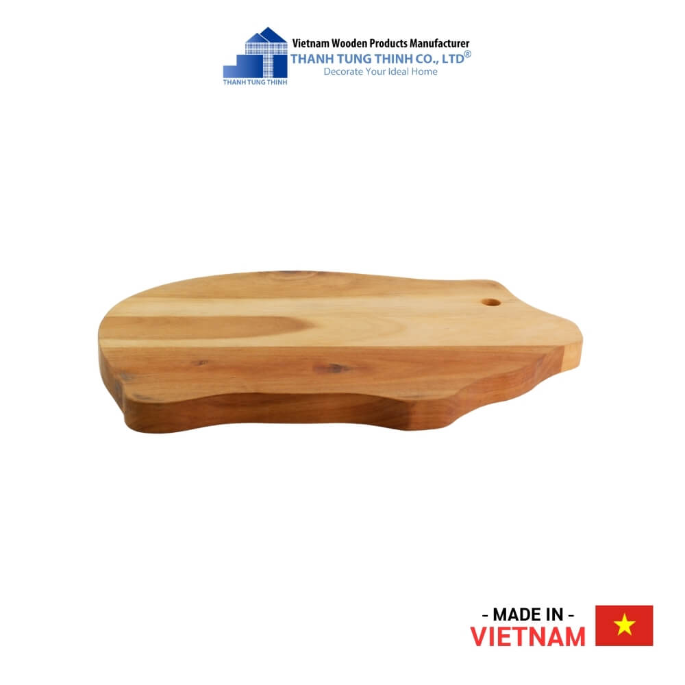 Wooden Cutting board in Cute Pig Shape Thanh Tung Thinh | 04