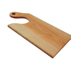 Alternative view of Rectangular Wooden Cutting Board with Unique Handle