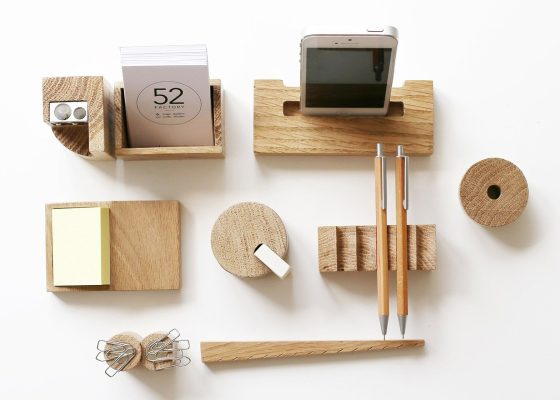 wooden desk accessories