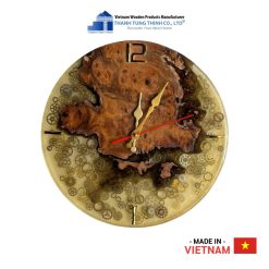 Wooden Epoxy Clock mechanical design Thanh Tung Thinh