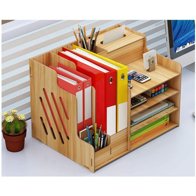 Wooden file organizer