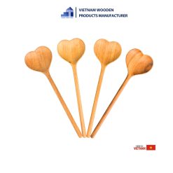 Heart-Shaped Wooden Spoon