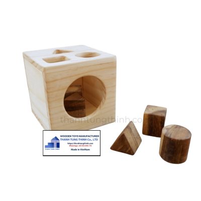 wooden shape sorter, wholesale educational toy