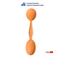 Double-Headed Wooden Spoon