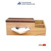 two-compartment tissue box holder