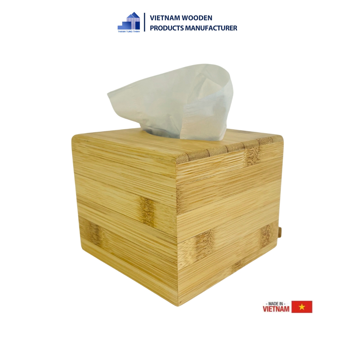 Bamboo Wooden Tissue Boxes