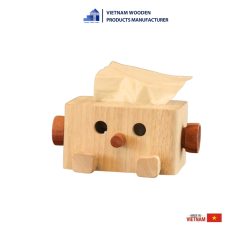 Cute Wooden Tissue Box shape