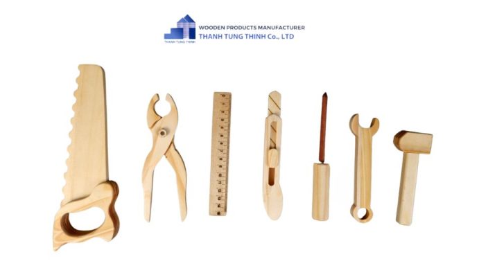 wooden toy carpenter tools
