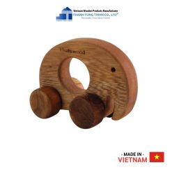 Wooden Toy Elephant with Wheels Thanh Tung Thinh | 02