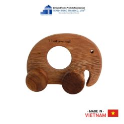 Wooden Toy Elephant with Wheels Thanh Tung Thinh | 03