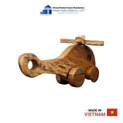 Wooden Toy Helicopter With 4 Wheels Thanh Tung Thinh | 03
