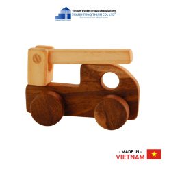 Wooden Toy Mini Crane Truck Thanh Tung Thinh