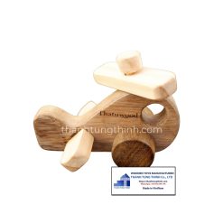 wooden toy mini helicopter wholesale from manufacturer