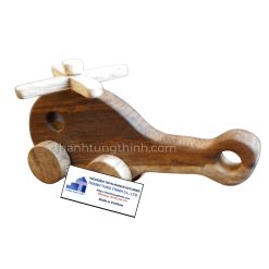 wooden toy mini helicopter wholesale for kids
