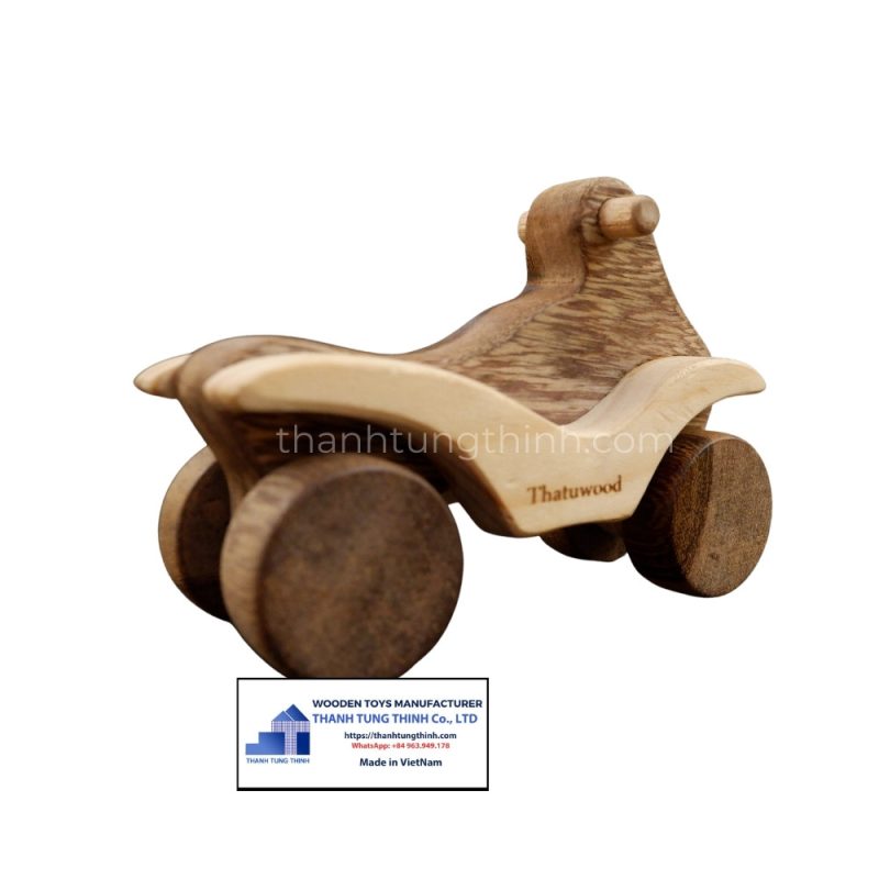 wholesale wooden toy mini motorcycle