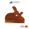 Wooden Toy Rabbit Family Thanh Tung Thinh