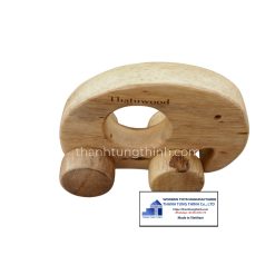 wooden toy elephant with wheels, wholesale toys for kids
