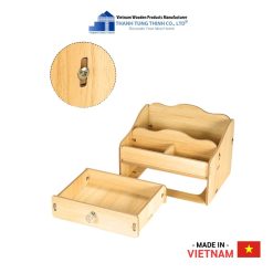 Wooden Wavy Design Cosmetic Box Thanh Tung Thinh | 02