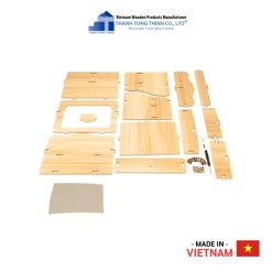 Wooden Wavy Design Cosmetic Box Thanh Tung Thinh | 03