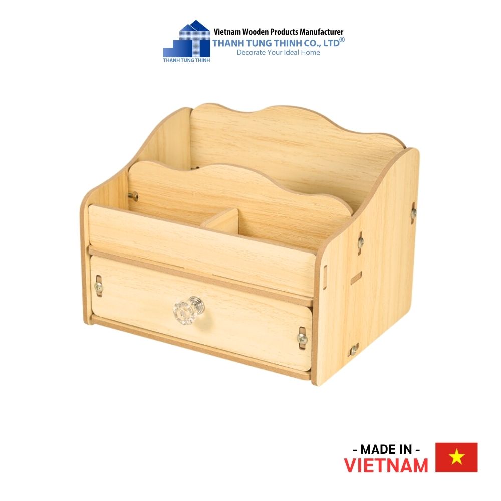 Wooden Wavy Design Cosmetic Box Thanh Tung Thinh | 04