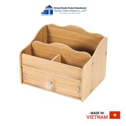 Wooden Wavy Design Cosmetic Box Thanh Tung Thinh