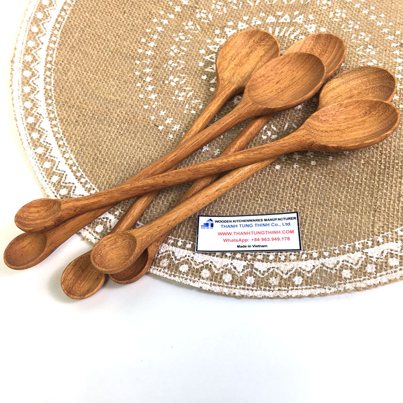 Two-Headed Wooden Measuring Spoon